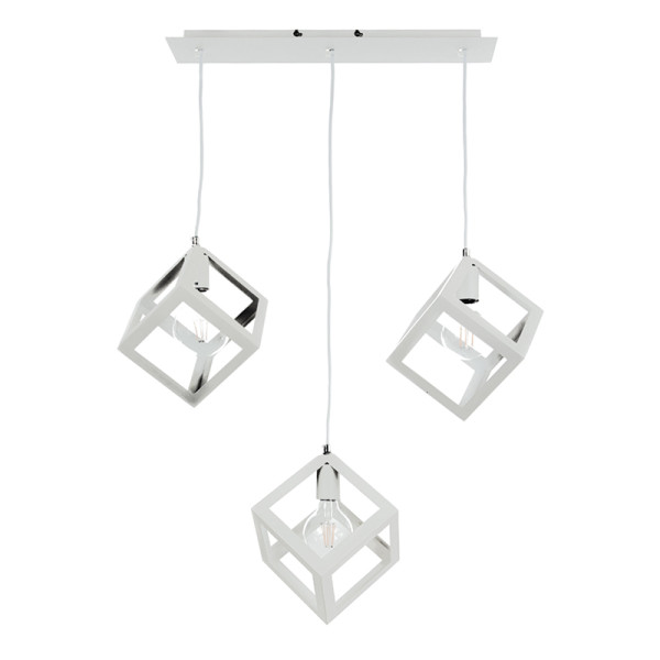 InLight Κρεμαστό φωτιστικό από λευκό μέταλλο 3XE27 D:60cm (4400-3-WH-ΡΑΓΑ) InLight Κρεμαστό φωτιστικό από λευκό μέταλλο 3XE27 D:60cm (4400-3-WH-ΡΑΓΑ)