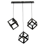 InLight Κρεμαστό φωτιστικό από μαύρο μέταλλο 3XE27 D:60cm (4400-3-BL-ΡΑΓΑ) InLight Κρεμαστό φωτιστικό από μαύρο μέταλλο 3XE27 D:60cm (4400-3-BL-ΡΑΓΑ)