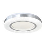 InLight Πλαφονιέρα οροφής LED 72W 3CCT (by tuya) από λευκό και ασημί ακρυλικό D:50cm (42016-Α) InLight Πλαφονιέρα οροφής LED 72W 3CCT (by tuya) από λευκό και ασημί ακρυλικό D:50cm (42016-Α)