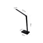InLight Επιτραπέζιο φωτιστικό LED 7W 3CCT (by touch) σε μαύρο χρώμα D:39cm (3045-BL)