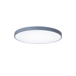 InLight Πλαφονιέρα οροφής LED 36W 3CCT (by switch on base) από γκρί μέταλλο και ακρυλικό D:60cm (42035-B-Gray)