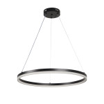InLight Κρεμαστό φωτιστικό LED 45W 3CCT (by switch on base) D:60cm (6095-C-Black) InLight Κρεμαστό φωτιστικό LED 45W 3CCT (by switch on base) D:60cm (6095-C-Black)