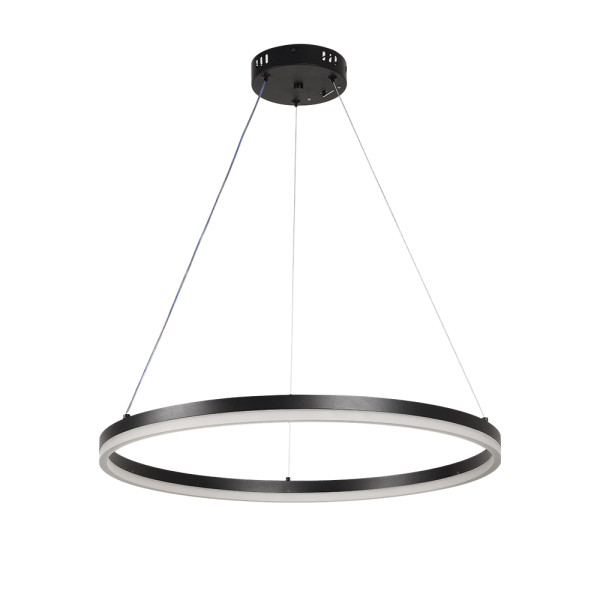 InLight Κρεμαστό φωτιστικό LED 45W 3CCT (by switch on base) D:60cm (6095-C-Black) InLight Κρεμαστό φωτιστικό LED 45W 3CCT (by switch on base) D:60cm (6095-C-Black)