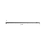 Inlight Γραμμικό φωτιστικό LED 30W 3CCT για Ultra Thin ράγα σε λευκή απόχρωση D:91,5X2,6X2,4cm (TMU0070-White)