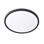 Inlight Πλαφονιέρα οροφής LED 60W 3CCT (by switch on base) σε μαύρη απόχρωση D:75x2,5cm (42036-AA-Black)
