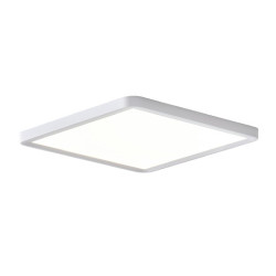InLight Πλαφονιέρα οροφής LED 40W 3CCT (by switch on base) από λευκό μέταλλο  D:50cm (42045-White)