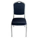 Καρέκλα Catering ArteLibre AUREVIA Μπλε/Ασημί Ύφασμα/Μέταλλο 57x40x93cm