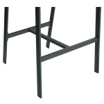 Σκαμπό Bar ArteLibre SANTORINI Ανθρακί/Φυσικό Αλουμίνιο/Rattan 55x56x99cm Σκαμπό Bar ArteLibre SANTORINI Ανθρακί/Φυσικό Αλουμίνιο/Rattan 55x56x99cm