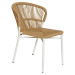 Καρέκλα Κήπου ArteLibre RIVIERA Λευκό/Φυσικό Αλουμίνιο/Rattan 57x61x79cm Καρέκλα Κήπου ArteLibre RIVIERA Λευκό/Φυσικό Αλουμίνιο/Rattan 57x61x79cm