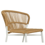 Καρέκλα Κήπου ArteLibre RIVIERA Λευκό/Φυσικό Αλουμίνιο/Rattan 57x61x79cm Καρέκλα Κήπου ArteLibre RIVIERA Λευκό/Φυσικό Αλουμίνιο/Rattan 57x61x79cm