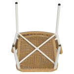 Καρέκλα Κήπου ArteLibre RIVIERA Λευκό/Φυσικό Αλουμίνιο/Rattan 57x61x79cm Καρέκλα Κήπου ArteLibre RIVIERA Λευκό/Φυσικό Αλουμίνιο/Rattan 57x61x79cm
