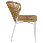 Καρέκλα Κήπου ArteLibre RIVIERA Λευκό/Φυσικό Αλουμίνιο/Rattan 57x61x79cm Καρέκλα Κήπου ArteLibre RIVIERA Λευκό/Φυσικό Αλουμίνιο/Rattan 57x61x79cm