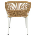 Καρέκλα Κήπου ArteLibre RIVIERA Λευκό/Φυσικό Αλουμίνιο/Rattan 57x61x79cm Καρέκλα Κήπου ArteLibre RIVIERA Λευκό/Φυσικό Αλουμίνιο/Rattan 57x61x79cm