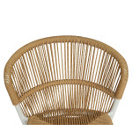 Καρέκλα Κήπου ArteLibre RIVIERA Λευκό/Φυσικό Αλουμίνιο/Rattan 57x61x79cm Καρέκλα Κήπου ArteLibre RIVIERA Λευκό/Φυσικό Αλουμίνιο/Rattan 57x61x79cm