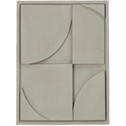Διακοσμητικό Τοίχου ArteLibre Μπεζ Polyresin 29.5x3.5x39.5cm