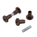 Βίδα Σύνδεσης M6x26-31mm Ατσάλι/Πλαστικό Καφέ