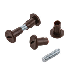 Βίδα Σύνδεσης M6x39-45mm Ατσάλι/Πλαστικό Καφέ