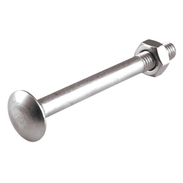 Κασονόβιδα M 8x60 Inox A2 DIN603 & Περικόχλιο 10Τμχ