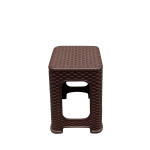Σκαμπό ArteLibre Καφέ Rattan 35x35x46cm Σκαμπό ArteLibre Καφέ Rattan 35x35x46cm