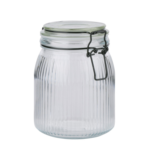 Βάζο Αποθήκευσης 1000ml Γυάλινο