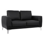 ΚΑΝΑΠΕΣ 2ΘΕΣΙΟΣ KΕΝΖΙΕ HM3121.21 ΜΕ ΜΑΥΡΟ PU 142x81x81 εκ.