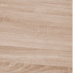 ΤΡΑΠΕΖΙ ΤΡΑΠΕΖΑΡΙΑΣ PALOMA HM8335.01, 70Χ70X76.5, SONOMA, ΜΑΥΡΑ ΠΟΔΙΑ