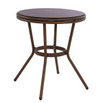 ΤΡΑΠΕΖΙ ΑΛΟΥΜΙΝΙΟΥ MOSES Φ70x76 εκ. BAMBOO LOOK HM5532.03 ΚΑΦΕ ΜΕ ΓΥΑΛΙ ΤΡΑΠΕΖΙ ΑΛΟΥΜΙΝΙΟΥ MOSES Φ70x76 εκ. BAMBOO LOOK HM5532.03 ΚΑΦΕ ΜΕ ΓΥΑΛΙ