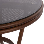 ΤΡΑΠΕΖΙ ΑΛΟΥΜΙΝΙΟΥ MOSES Φ70x76 εκ. BAMBOO LOOK HM5532.03 ΚΑΦΕ ΜΕ ΓΥΑΛΙ ΤΡΑΠΕΖΙ ΑΛΟΥΜΙΝΙΟΥ MOSES Φ70x76 εκ. BAMBOO LOOK HM5532.03 ΚΑΦΕ ΜΕ ΓΥΑΛΙ