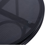 ΤΡΑΠΕΖΙ ΑΛΟΥΜΙΝΙΟΥ MOSES Φ70 BAMBOO LOOK HM5532.02 ΜΑΥΡΟ ΜΕ ΓΥΑΛΙ Φ70X76 εκ ΤΡΑΠΕΖΙ ΑΛΟΥΜΙΝΙΟΥ MOSES Φ70 BAMBOO LOOK HM5532.02 ΜΑΥΡΟ ΜΕ ΓΥΑΛΙ Φ70X76 εκ