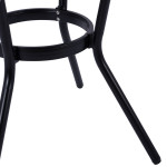 ΤΡΑΠΕΖΙ ΑΛΟΥΜΙΝΙΟΥ MOSES Φ70 BAMBOO LOOK HM5532.02 ΜΑΥΡΟ ΜΕ ΓΥΑΛΙ Φ70X76 εκ ΤΡΑΠΕΖΙ ΑΛΟΥΜΙΝΙΟΥ MOSES Φ70 BAMBOO LOOK HM5532.02 ΜΑΥΡΟ ΜΕ ΓΥΑΛΙ Φ70X76 εκ