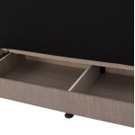 ΚΑΝΑΠΕΣ ΚΡΕΒΑΤΙ ANDRI ΤΡΙΘΕΣΙΟΣ ΜΠΕΖ HM3239.04 180x83x74Υ εκ.