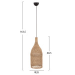 ΦΩΤΙΣΤΙΚΟ ΟΡΟΦΗΣ CARBOY HM7884 ΚΡΕΜΑΣΤΟ ΑΠΟ RATTAN ΣΕ ΦΥΣΙΚΟ ΧΡΩΜΑ Φ28x163,5Yεκ. ΦΩΤΙΣΤΙΚΟ ΟΡΟΦΗΣ CARBOY HM7884 ΚΡΕΜΑΣΤΟ ΑΠΟ RATTAN ΣΕ ΦΥΣΙΚΟ ΧΡΩΜΑ Φ28x163,5Yεκ.