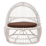 ΠΟΛΥΘΡΟΝΑ ENTROPY HM9840.02 RATTAN ΛΕΥΚΟ ΜΕ ΚΑΦΕ ΜΑΞΙΛΑΡΙ 80x97x85Υεκ.