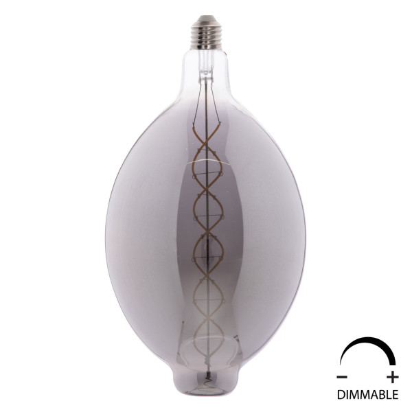 ΛΑΜΠΤΗΡΑΣ LED FILAMENT 8W E27 3000K SMOKE DIMMABLE HM4051.03
