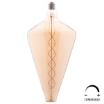 ΛΑΜΠΤΗΡΑΣ LED FILAMENT 8W E27 3000K GOLD COLOR DIMMABLE HM4054.02