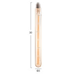 ΛΑΜΠΤΗΡΑΣ HM4190 LED FILAMENT 6W E27 3000K ΧΡΥΣΟ DIMMABLE
