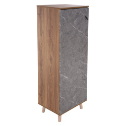 ΠΑΠΟΥΤΣΟΘΗΚΗ-ΝΤΟΥΛΑΠΙ ALVARO HM8954.12 ΜΕΛΑΜΙΝΗ SONAMA-STONE TEXTURE 50Χ38Χ135Yεκ.