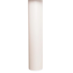 ΤΡΑΠΕΖΙ ΑΛΟΥΜΙΝΙΟΥ DOSUN HM6201.02 ΚΡΕΜ ΣΚΕΛΕΤΟΣ-3D PRINT ΓΥΑΛΙ-ΚΕΡΑΜΙΚΟ LOOK Φ120εκ