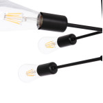 ΦΩΤΙΣΤΙΚΟ ΟΡΟΦΗΣ ΠΟΛΥΦΩΤΟ LIGHTY HM7427.11 ΜΕΤΑΛΛΟ ΣΕ ΜΑΥΡΟ 51x51x23Υεκ.