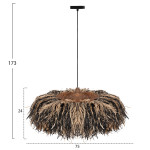 ΦΩΤΙΣΤΙΚΟ ΟΡΟΦΗΣ ORDEM HM4715 ΚΑΠΕΛΟ ΙΝΕΣ SISAL & ΜΠΑΝΑΝΑΣ-ΜΑΥΡΟ & ΦΥΣΙΚΟ Φ75εκ ΦΩΤΙΣΤΙΚΟ ΟΡΟΦΗΣ ORDEM HM4715 ΚΑΠΕΛΟ ΙΝΕΣ SISAL & ΜΠΑΝΑΝΑΣ-ΜΑΥΡΟ & ΦΥΣΙΚΟ Φ75εκ