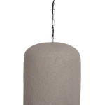 ΦΩΤΙΣΤΙΚΟ ΟΡΟΦΗΣ ΚΡΕΜΑΣΤΟ LOGKY HM4704.03L--FIBER CEMENT ΓΚΡΙ 35x35x67Υεκ
