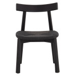 KΑΡΕΚΛΑ ΤΡΑΠΕΖΑΡΙΑΣ OSORIO HM18335.02 RUBBERWOOD & ΣΧΟΙΝΙ ΣΕ ΜΑΥΡΟ 51x55x74Υεκ