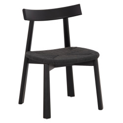 KΑΡΕΚΛΑ ΤΡΑΠΕΖΑΡΙΑΣ OSORIO HM18335.02 RUBBERWOOD & ΣΧΟΙΝΙ ΣΕ ΜΑΥΡΟ 51x55x74Υεκ