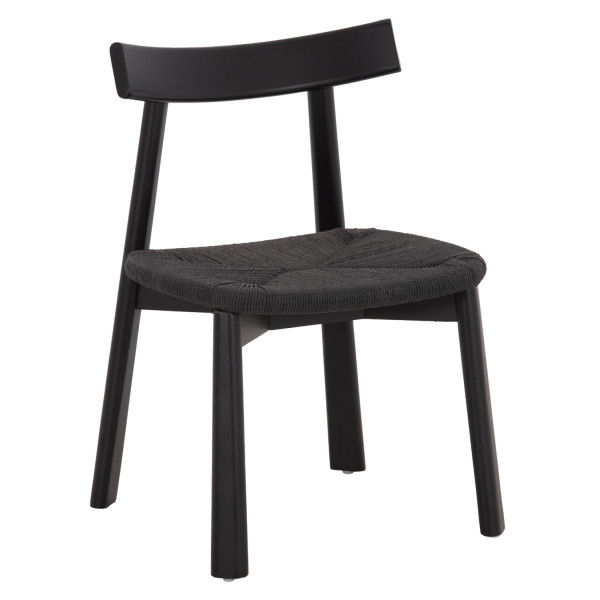 KΑΡΕΚΛΑ ΤΡΑΠΕΖΑΡΙΑΣ OSORIO HM18335.02 RUBBERWOOD & ΣΧΟΙΝΙ ΣΕ ΜΑΥΡΟ 51x55x74Υεκ