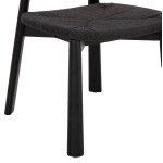 KΑΡΕΚΛΑ ΤΡΑΠΕΖΑΡΙΑΣ OSORIO HM18335.02 RUBBERWOOD & ΣΧΟΙΝΙ ΣΕ ΜΑΥΡΟ 51x55x74Υεκ