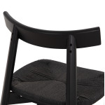 KΑΡΕΚΛΑ ΤΡΑΠΕΖΑΡΙΑΣ OSORIO HM18335.02 RUBBERWOOD & ΣΧΟΙΝΙ ΣΕ ΜΑΥΡΟ 51x55x74Υεκ