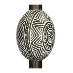 Διακοσμητικό ArteLibre Tribal Καφέ Polyresin 14x14x50cm