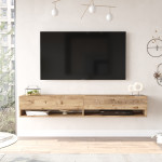 Έπιπλο Τηλεόρασης ArteLibre SONNING Πεύκο Μοριοσανίδα 180x31.6x29.6cm Έπιπλο Τηλεόρασης ArteLibre SONNING Πεύκο Μοριοσανίδα 180x31.6x29.6cm