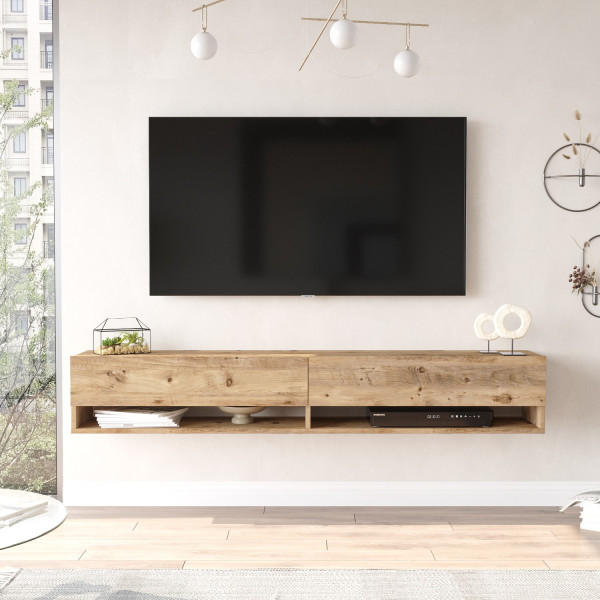 Έπιπλο Τηλεόρασης ArteLibre SONNING Πεύκο Μοριοσανίδα 180x31.6x29.6cm Έπιπλο Τηλεόρασης ArteLibre SONNING Πεύκο Μοριοσανίδα 180x31.6x29.6cm